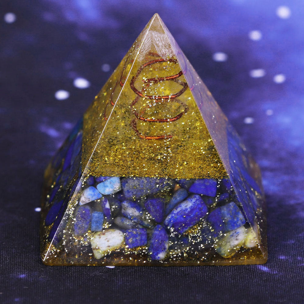 Lapis Lazuli Orgone Wisdom Pyramid