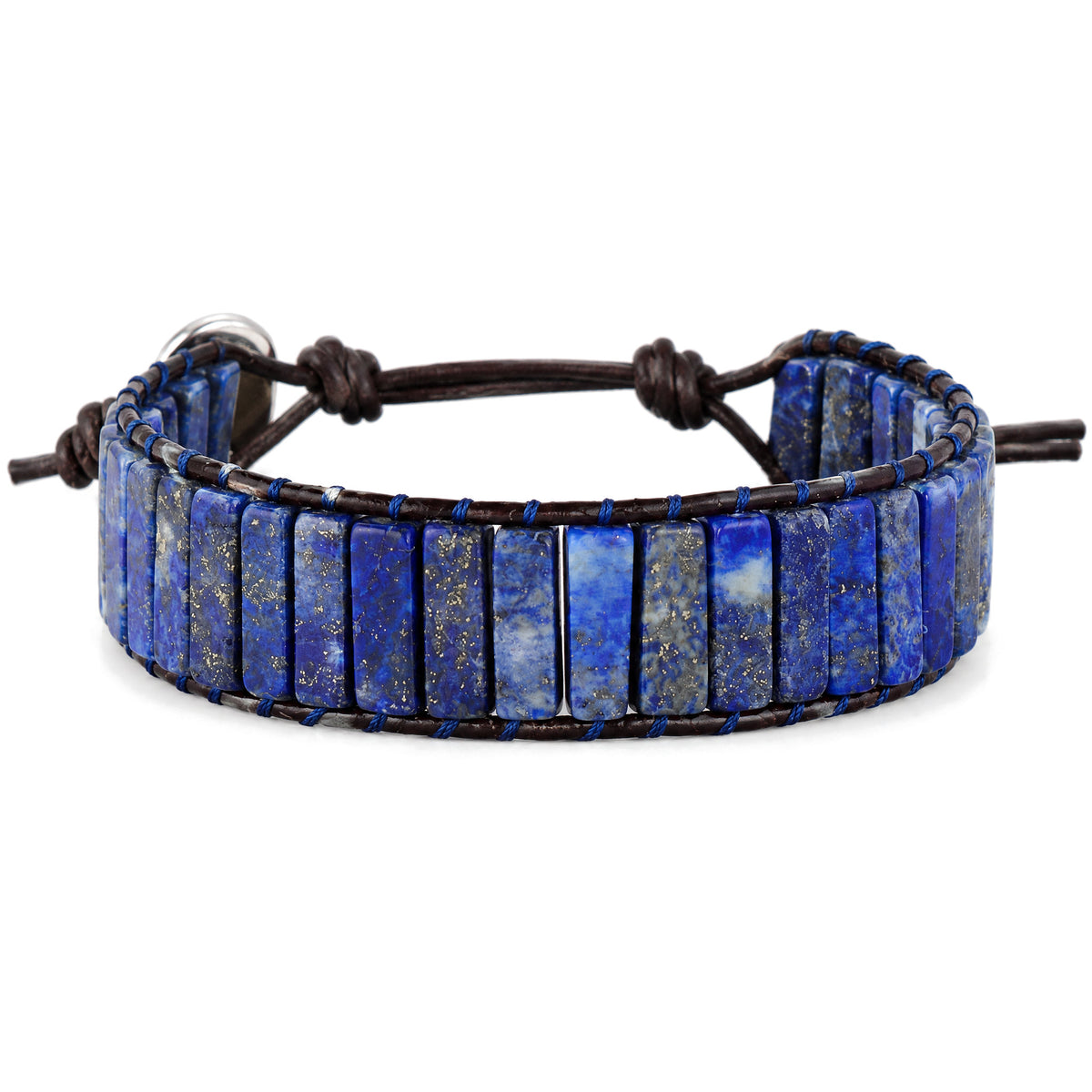 Lapis Lazuli Royalty & Enlightenment Bracelet, Default Title, on a white background