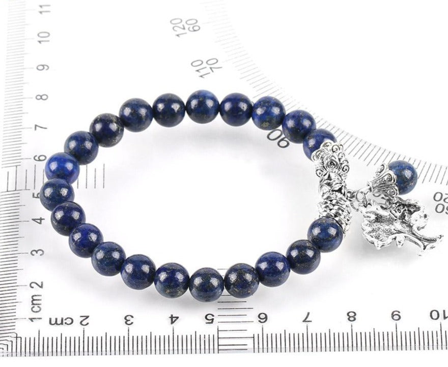 Lapis Lazuli Wisdom Stretch Bracelet