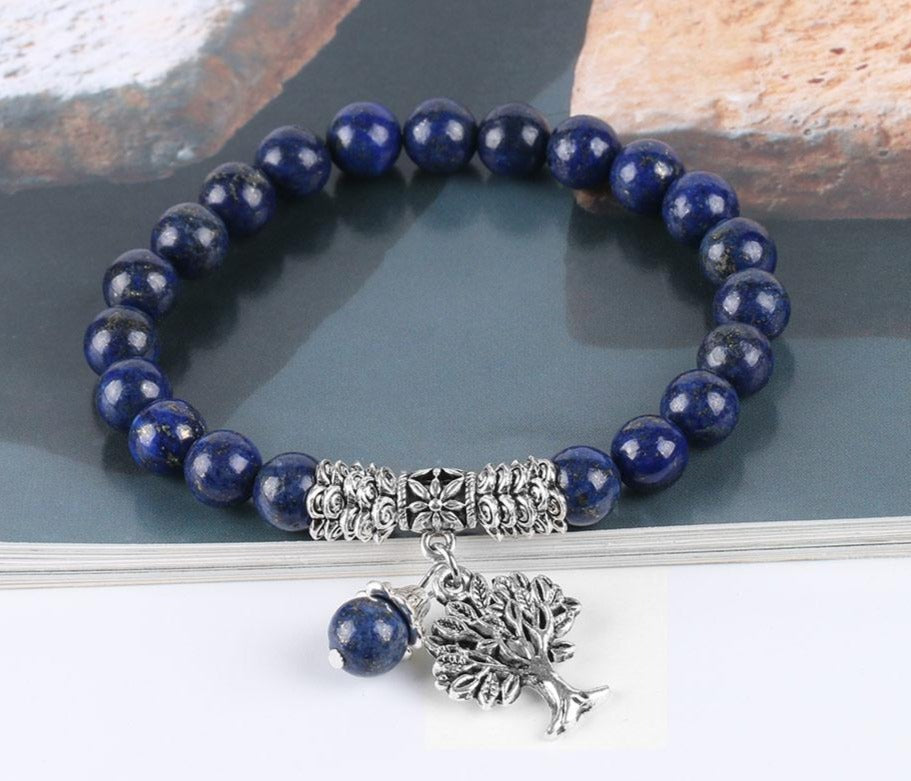 Lapis Lazuli Wisdom Stretch Bracelet