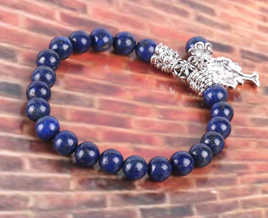 Lapis Lazuli Wisdom Stretch Bracelet