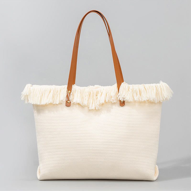 Large Capacity Canvas Evil Eye Tote Bag for Protection