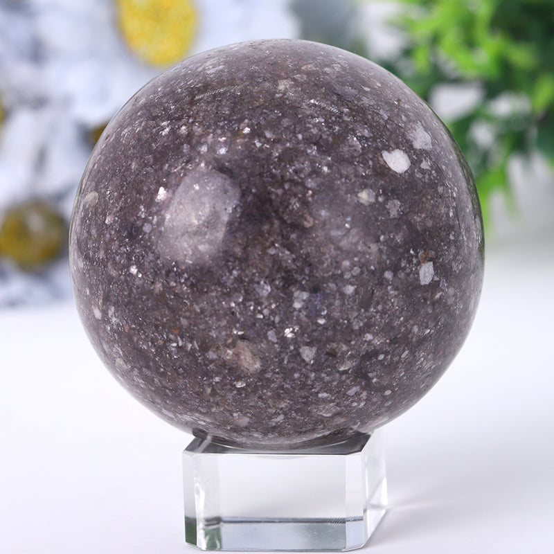 Lepidolite Sphere 2.5-4.5 Inch Healing Crystal Orb