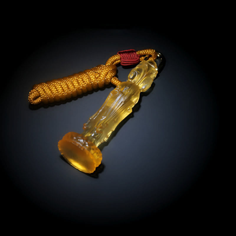 Liuli Avalokitesvara Buddha Necklace | Harmony & Compassion