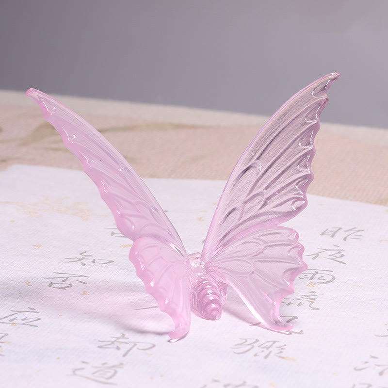 Liuli Glass Butterfly Incense Burner | Transformation & Peace