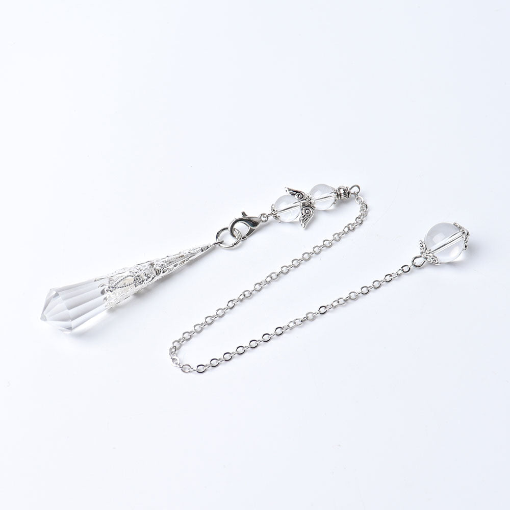 Long Crystal Healing Pendulum 11.8in | Healing Sounds