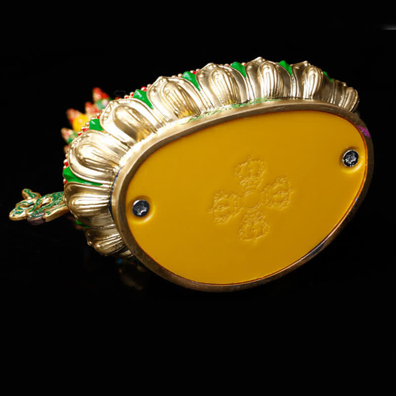 Longevity Buddha Statue 16cm Alloy Serenity Figurine