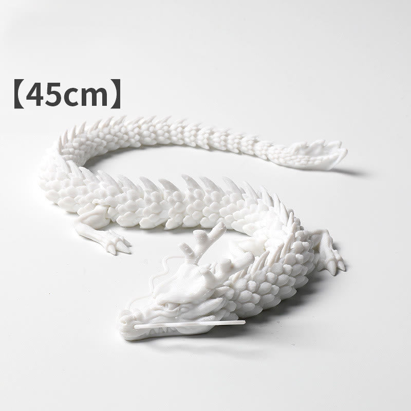 Luminous Feng Shui Dragon Statue 45cm for Luck & Protection
