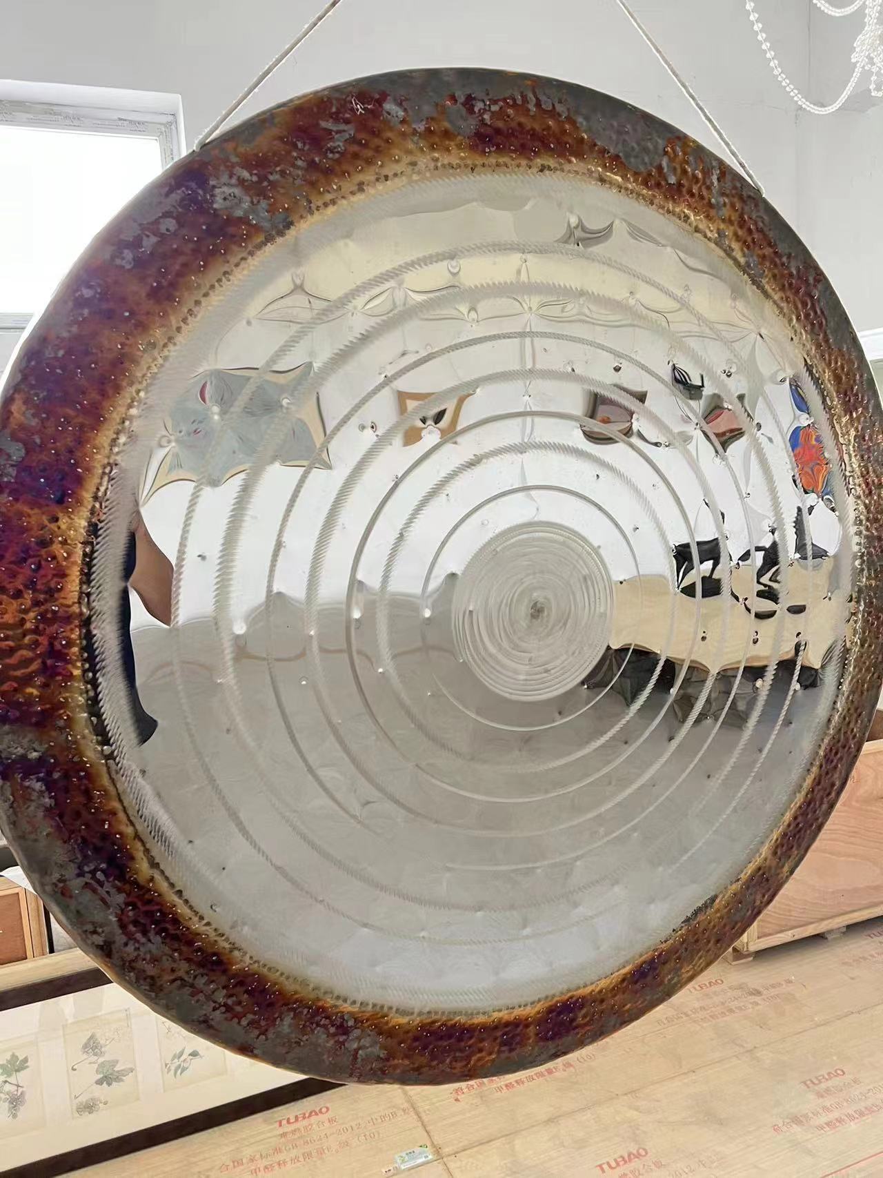 Luminous Gong Instrument for Sound Healing