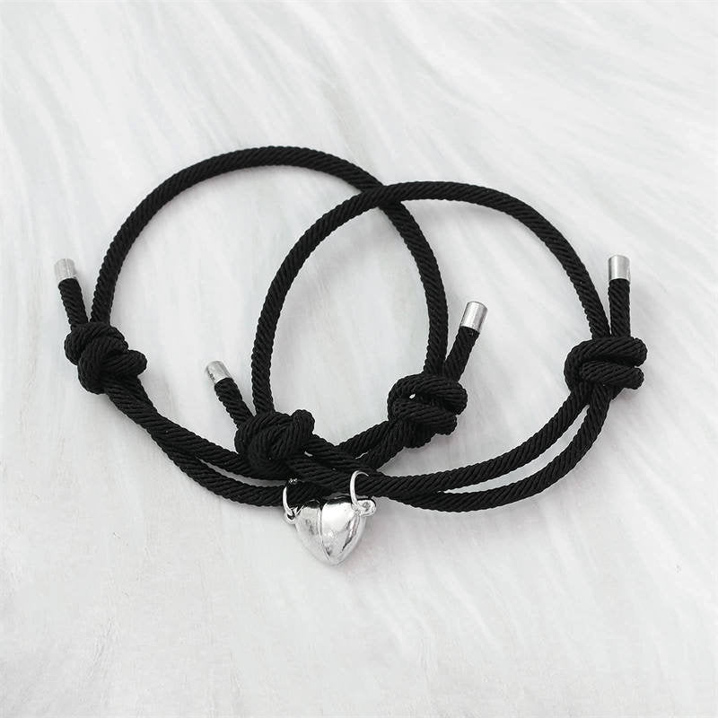 Magnetic Couple Red String Bracelets | Protection & Strength