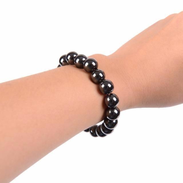 Magnetic Hematite Beads Bracelet for Personal Balance
