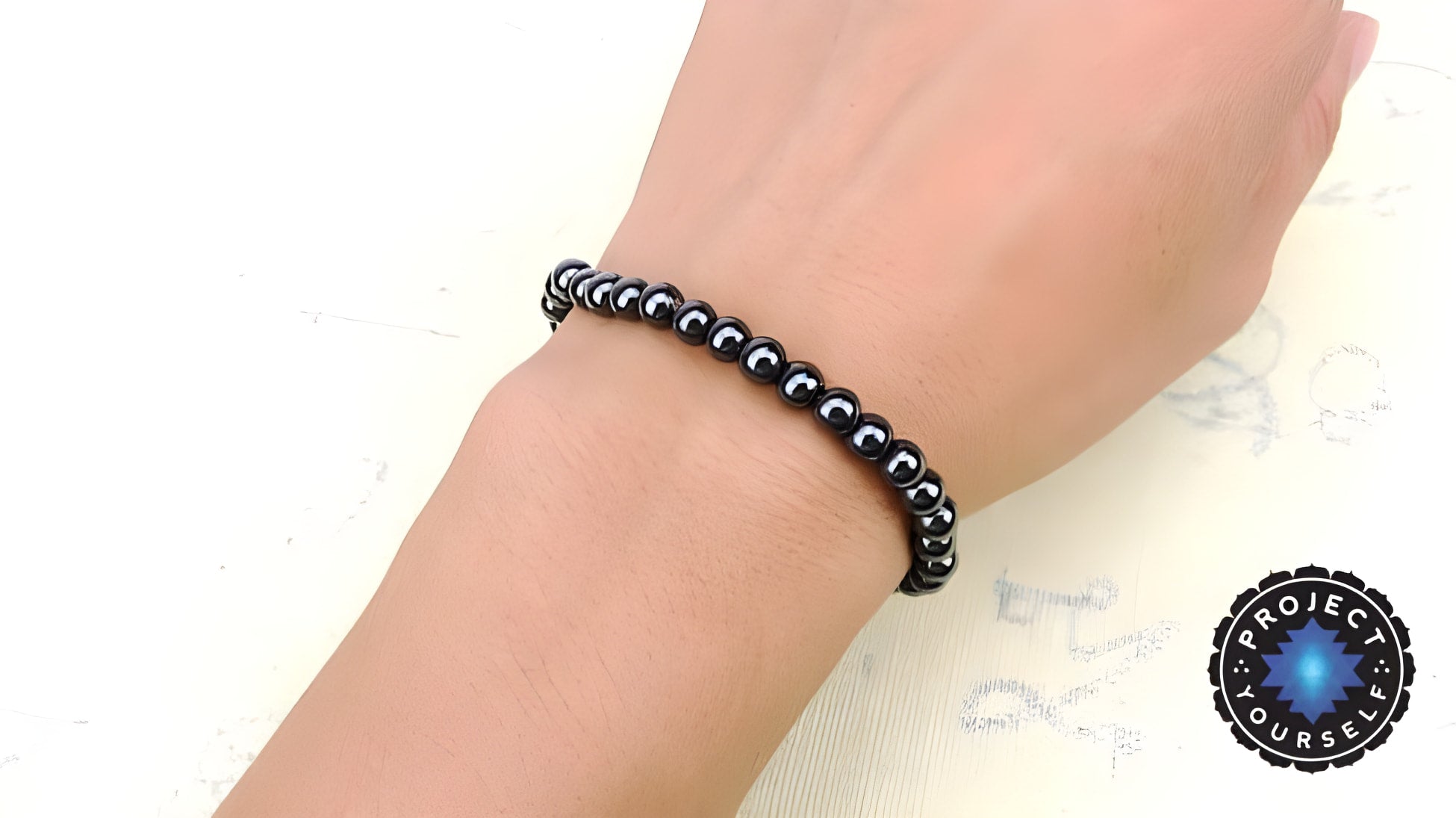 Magnetic Hematite Beads Bracelet for Personal Balance