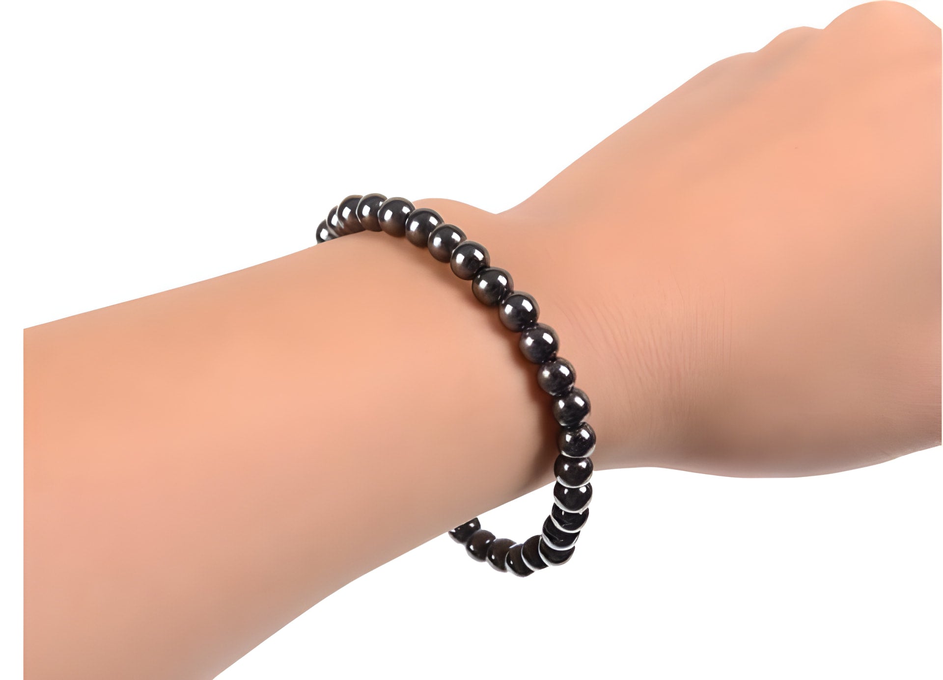 Magnetic Hematite Beads Bracelet for Personal Balance