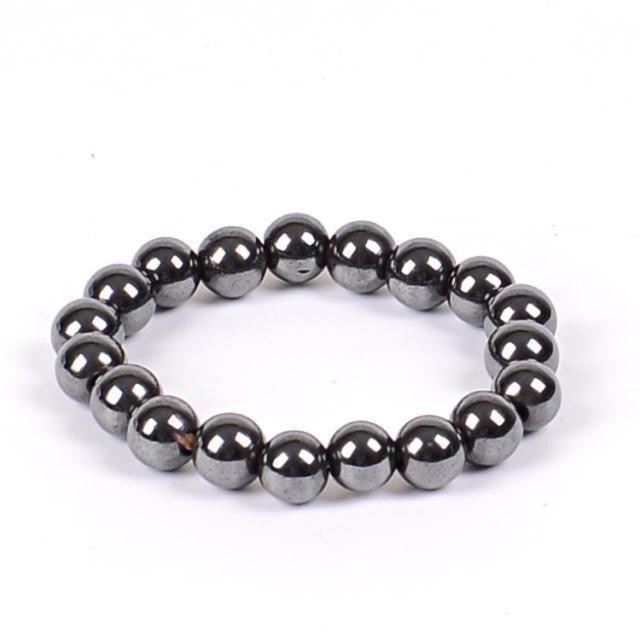 Magnetic Hematite Beads Bracelet for Personal Balance