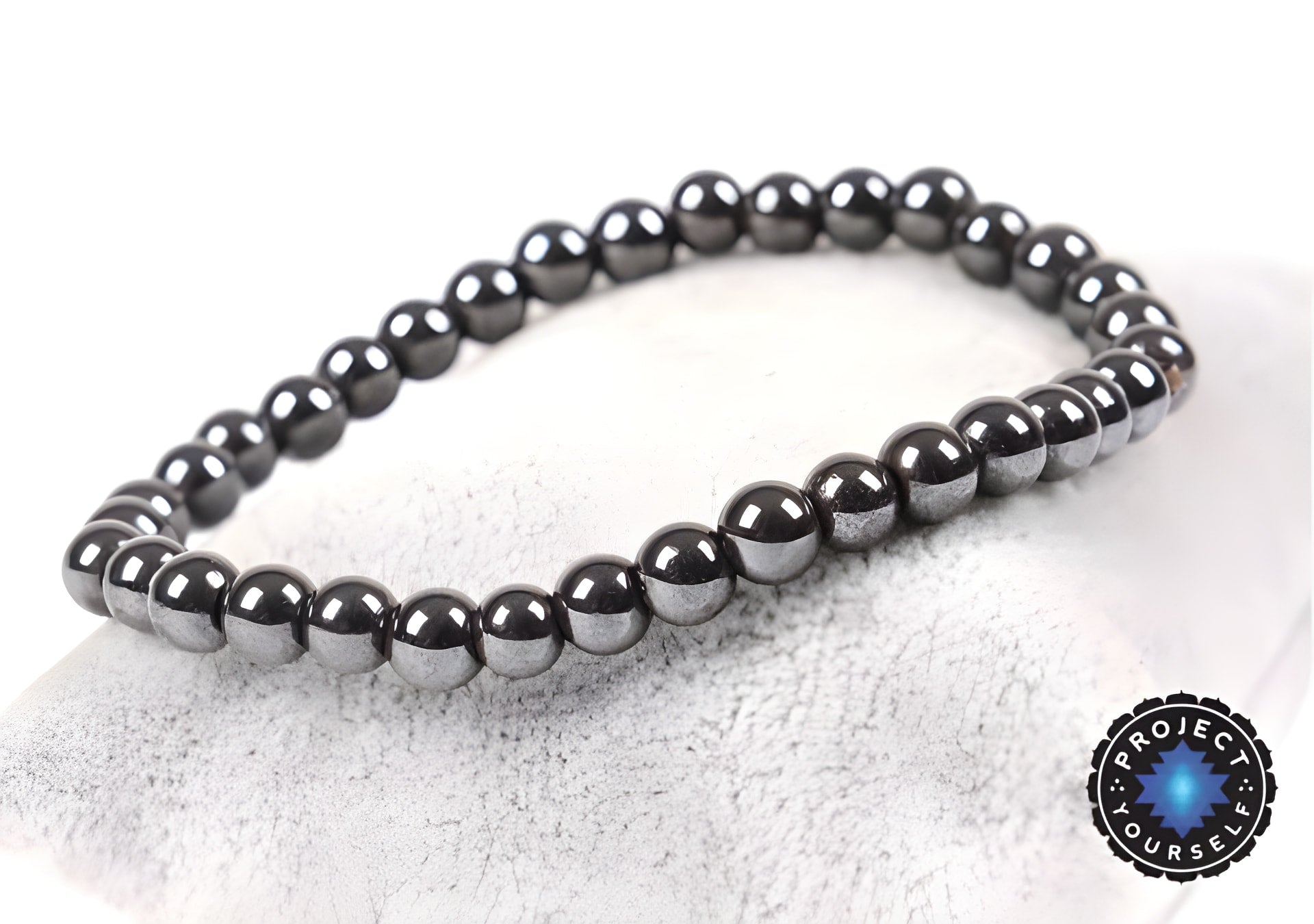 Magnetic Hematite Beads Bracelet for Personal Balance