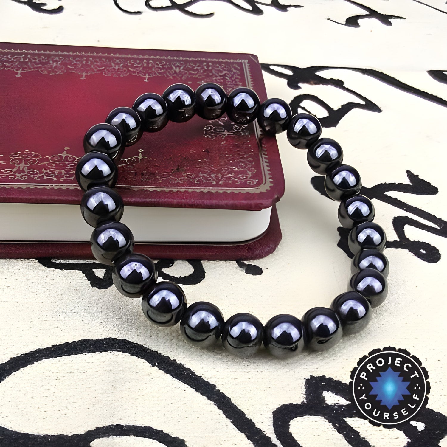 Magnetic Hematite Beads Bracelet for Personal Balance