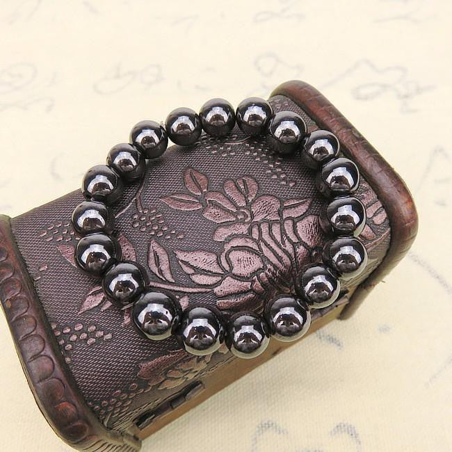 Magnetic Hematite Beads Bracelet for Personal Balance