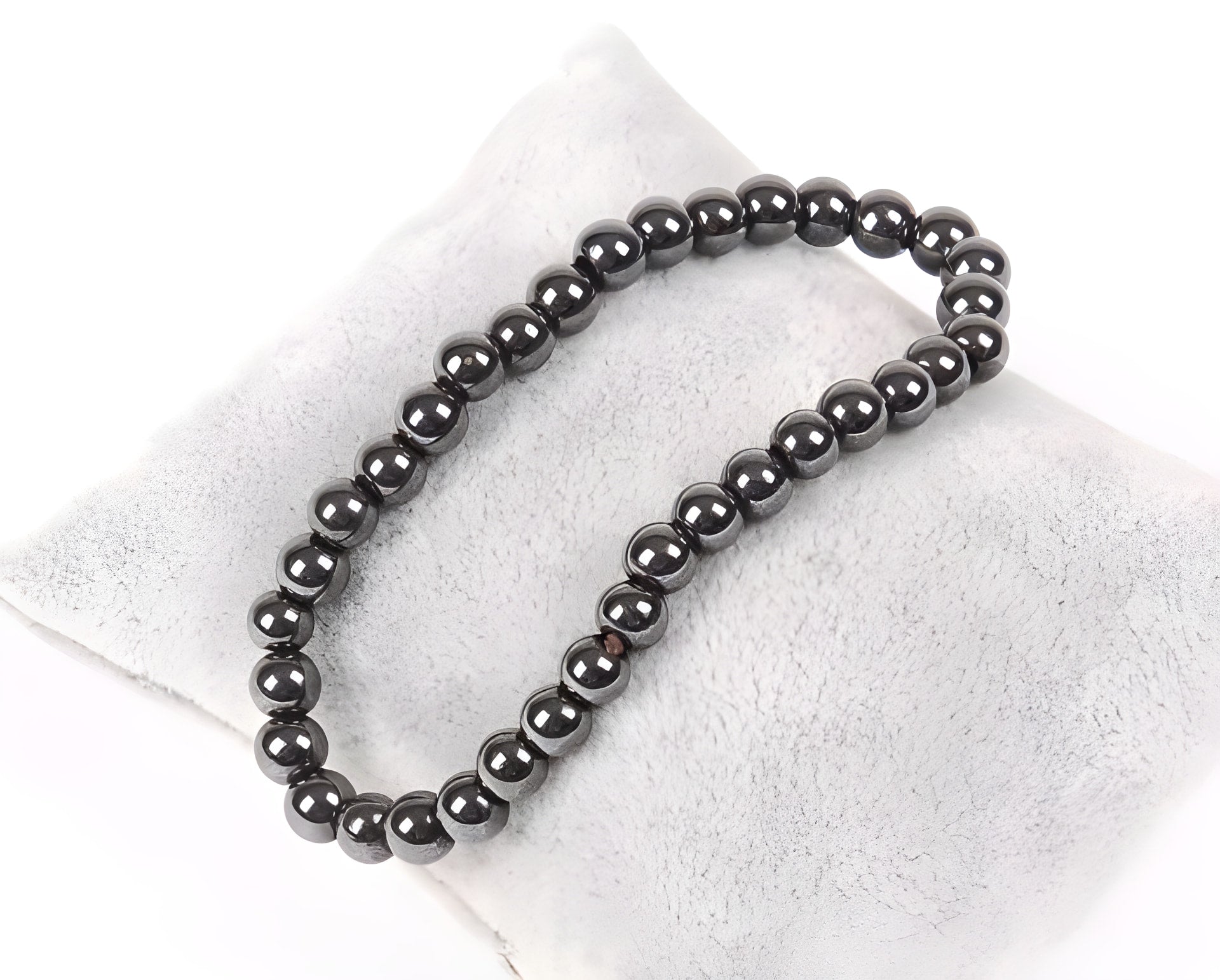 Magnetic Hematite Beads Bracelet for Personal Balance