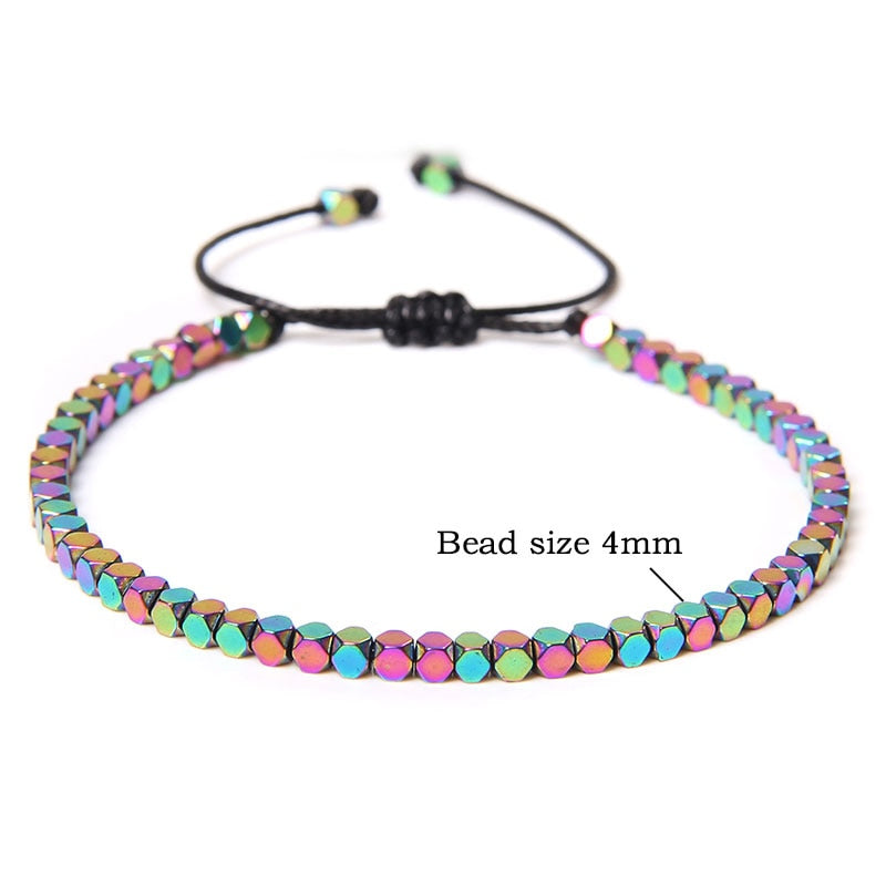 Magnetic Hematite Bracelet for Grounding and Protection