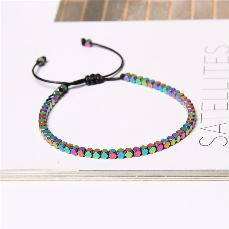 Magnetic Hematite Bracelet for Grounding and Protection