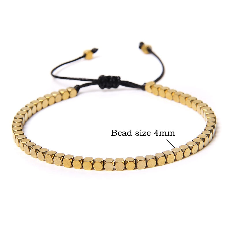 Magnetic Hematite Bracelet for Grounding and Protection