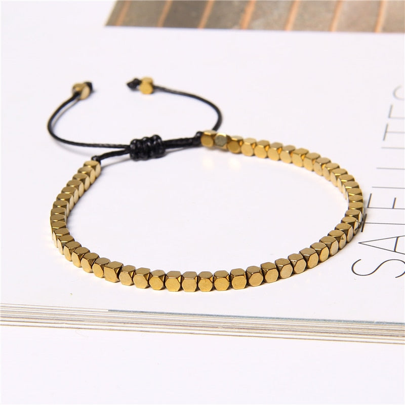 Magnetic Hematite Bracelet for Grounding and Protection