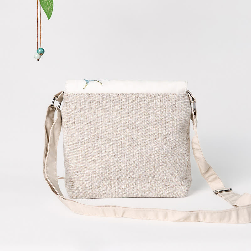 Magnolia Embroidered Canvas Backpack Spiritual Accessories