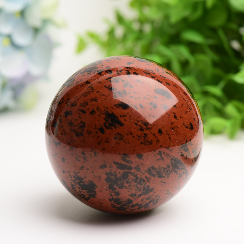 Mahogany Crystal Sphere 2.5-4 inch Polished Healing Orb