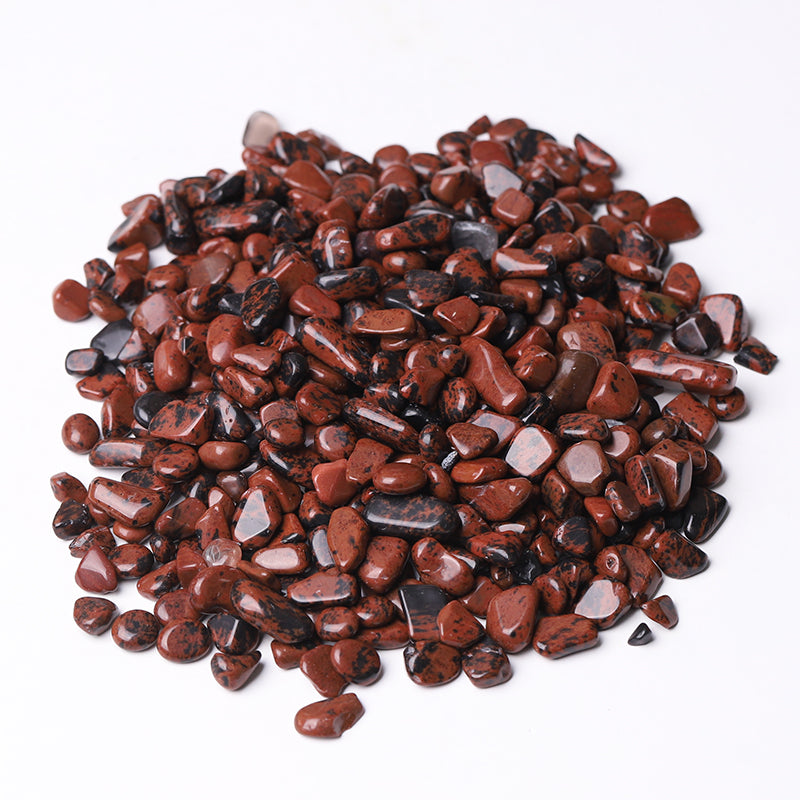 Mahogany Tumbled Crystal Chips 5-7mm Polished Stones