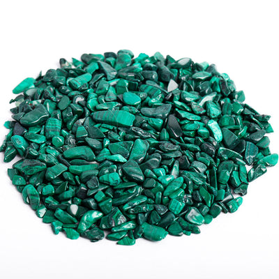 Malachite 5-7mm Polished Tumbled Crystal Chips for Healing