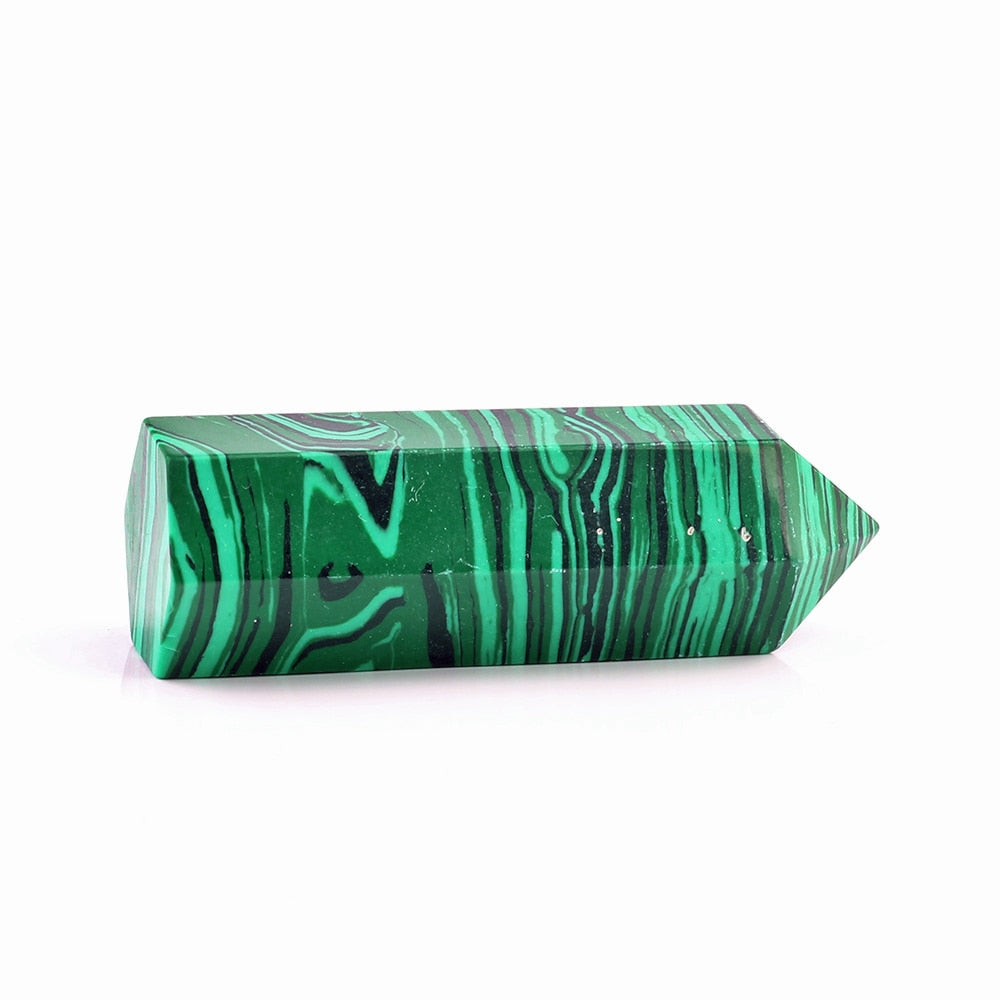 Malachite Soul Energy Healing Tower Crystal