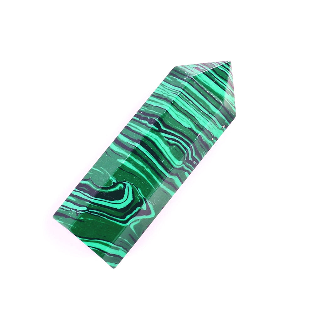 Malachite Soul Energy Healing Tower Crystal