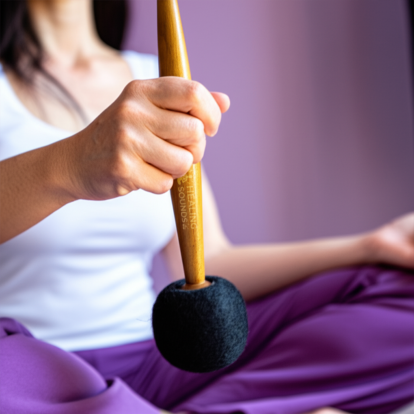 26-Inch Chinese Gong with Beater for Sound & Percussion