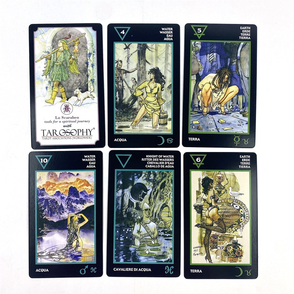 Manara Tarot Cards Healing Deck for Intention Healing