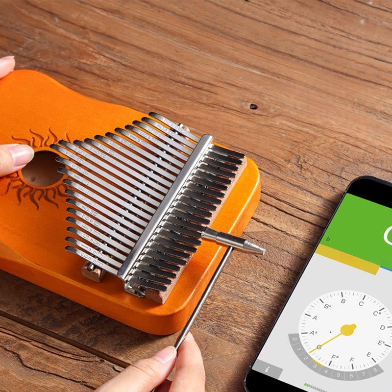 Maple Wood Kalimba Thumb Piano 17 21 Keys Beginners