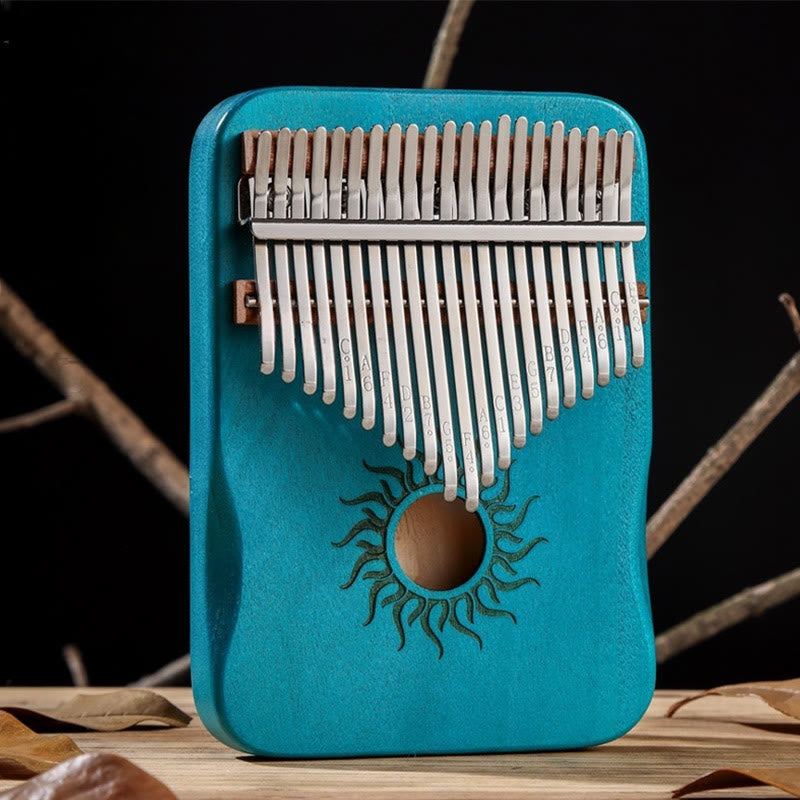 Maple Wood Kalimba Thumb Piano 17 21 Keys Beginners