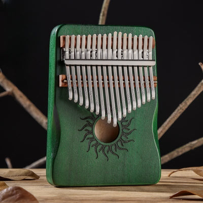 Maple Wood Kalimba Thumb Piano 17 21 Keys Beginners