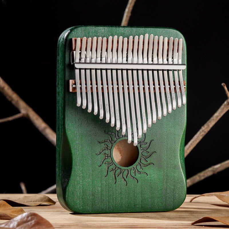 Maple Wood Kalimba Thumb Piano 17 21 Keys Beginners