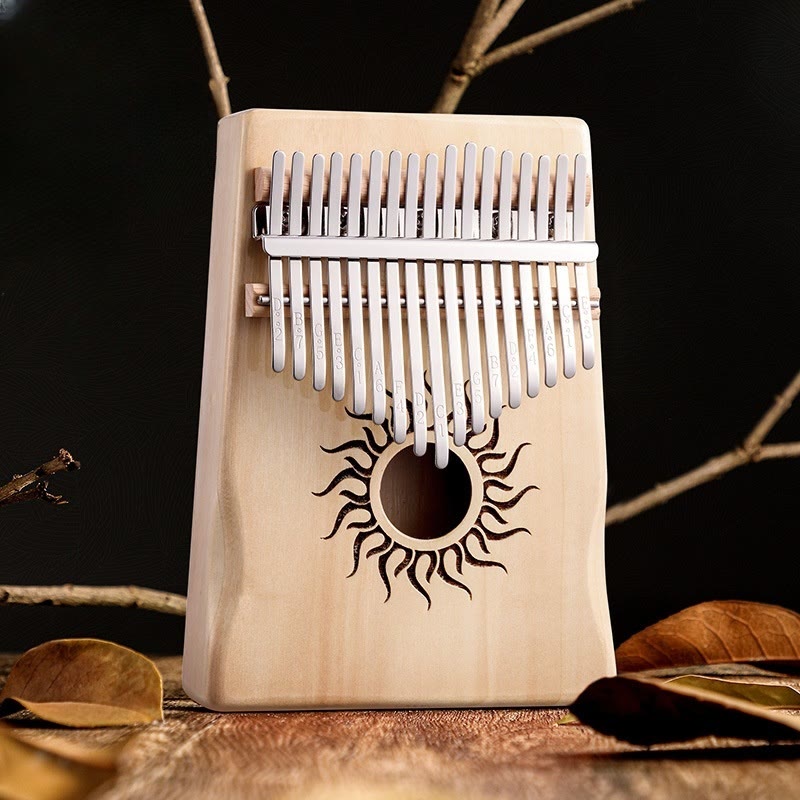 Maple Wood Kalimba Thumb Piano 17 21 Keys Beginners