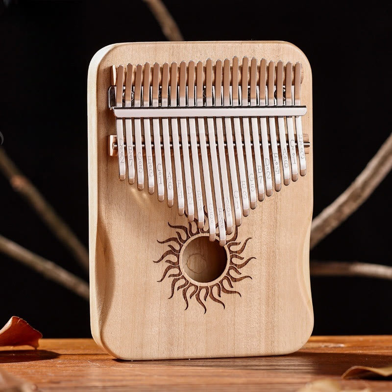 Maple Wood Kalimba Thumb Piano 17 21 Keys Beginners