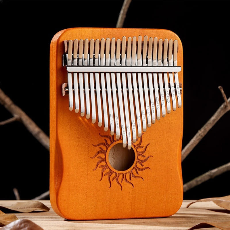 Maple Wood Kalimba Thumb Piano 17 21 Keys Beginners