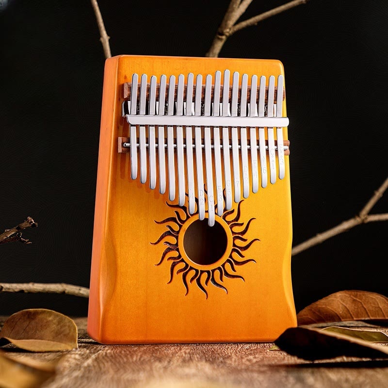 Maple Wood Kalimba Thumb Piano 17 21 Keys Beginners