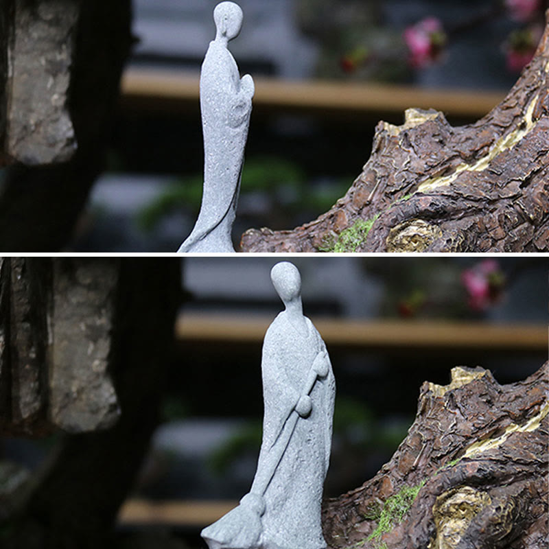 Meditation Buddha Statue in Sandstone for Serenity & Peace