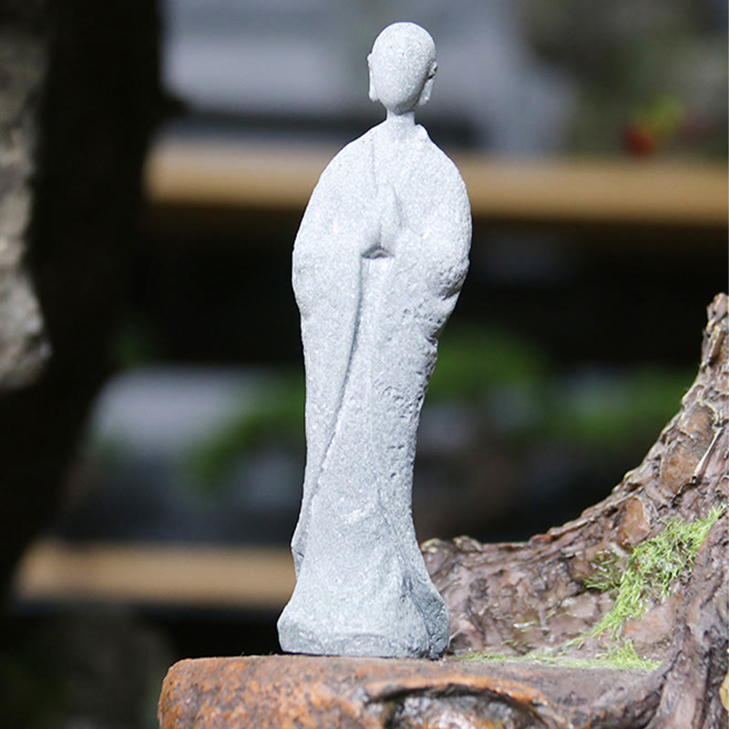 Meditation Buddha Statue in Sandstone for Serenity & Peace