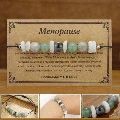 Menopause Labradorite Healing Bracelet with Moonstone & Aventurine