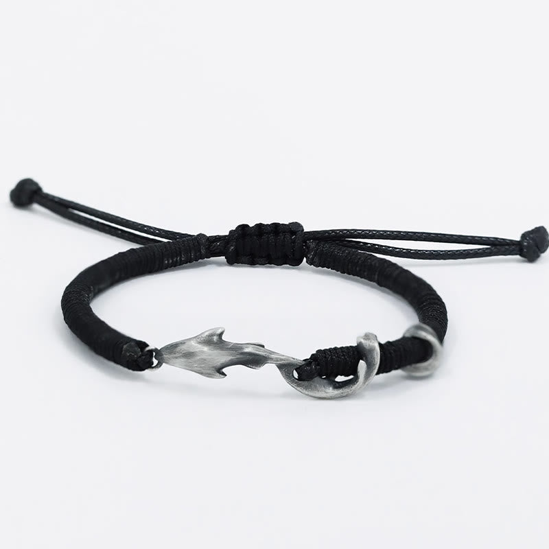 Mens Sterling Silver Protection Bracelet