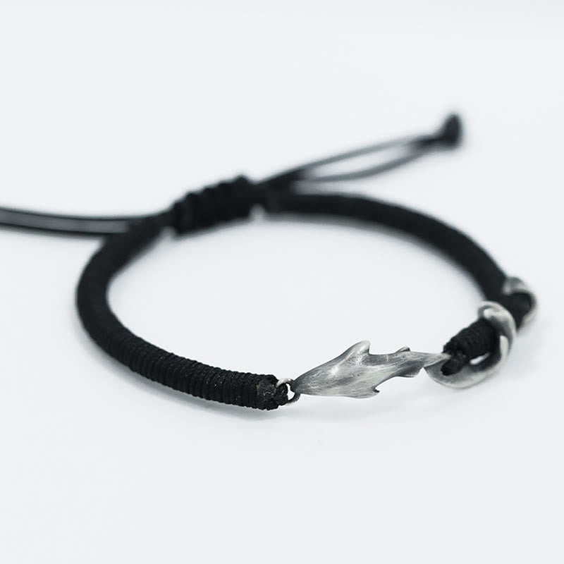 Mens Sterling Silver Protection Bracelet