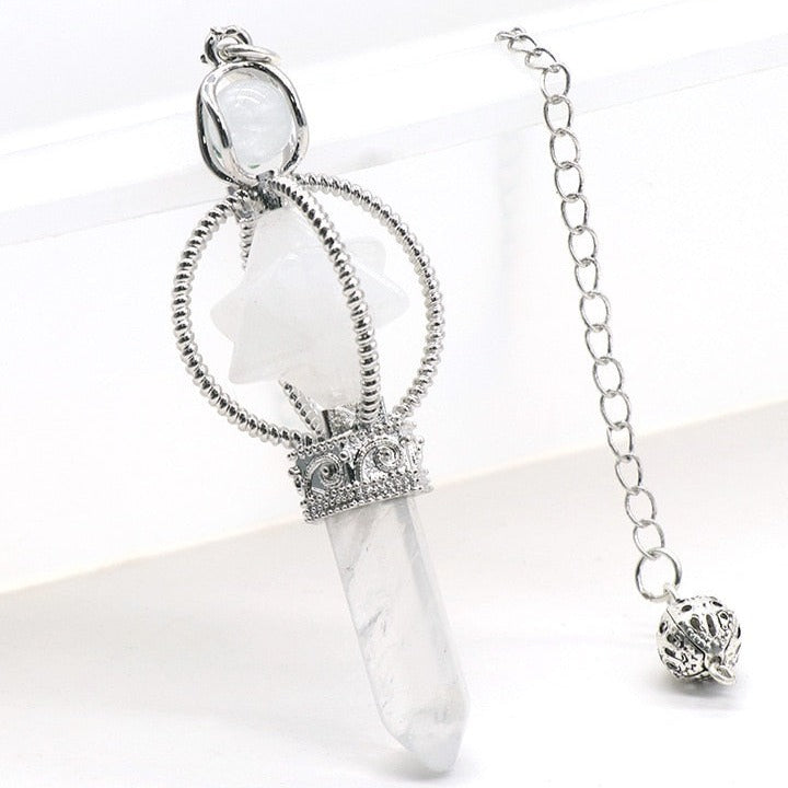Merkaba Crystal Pendulum for Divination and Dowsing