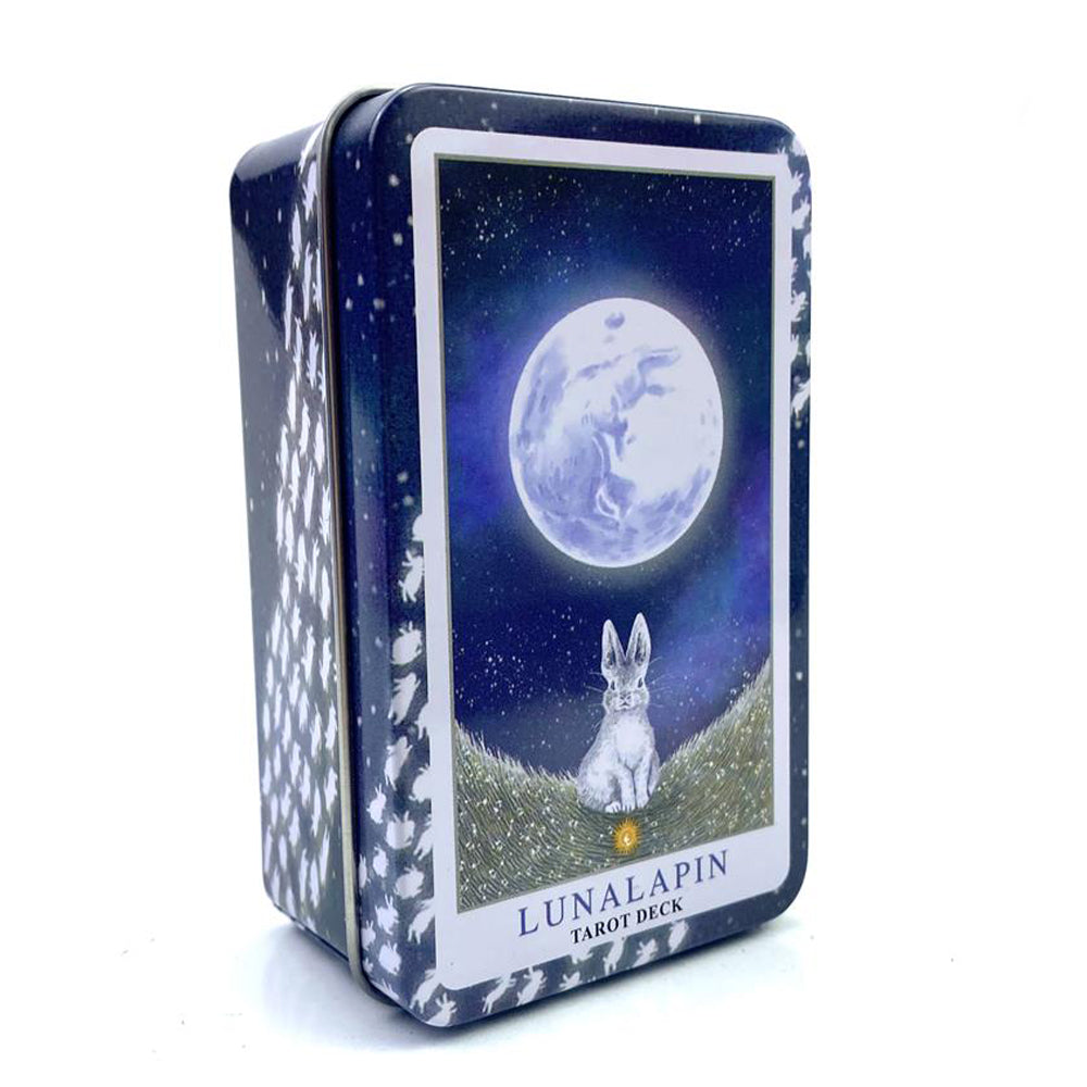 Metal Tarot Box with Crystal Healing Kit 10x6x4cm