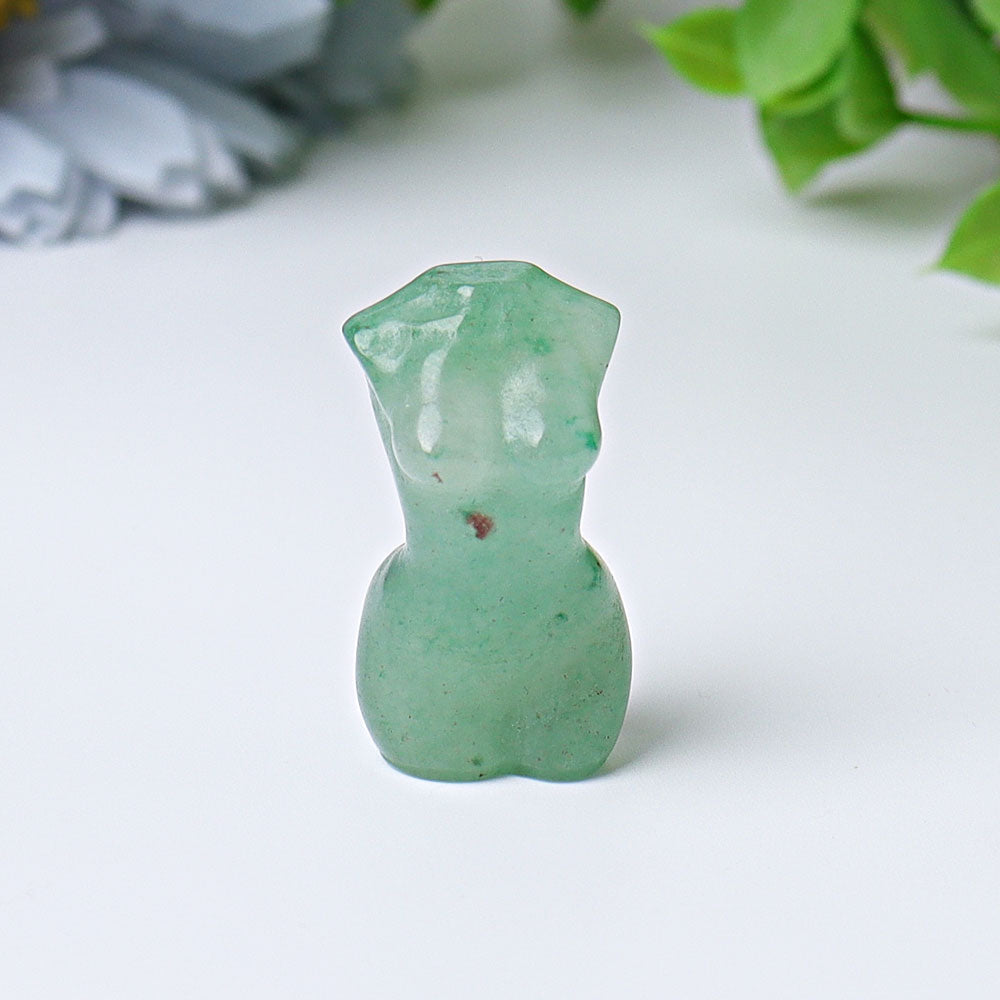 Mini Crystal Figurines in Opalite & Calcite for Healing